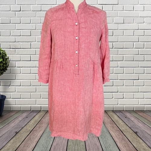 Nuthatch 100 linen pink - 100%, dress